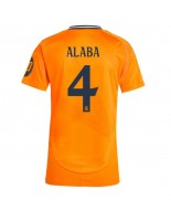 Real Madrid David Alaba #4 Bortedrakt Dame 2024-25 Korte ermer